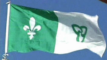 Drapeau franco-ontarien Drapeau franco-ontarien