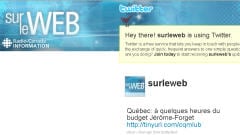 La page Twitter de Sur le web La page Twitter de Sur le web