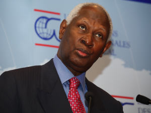 Abdou Diouf, secrétaire général de la Francophonie Abdou Diouf, secrétaire général de la Francophonie
