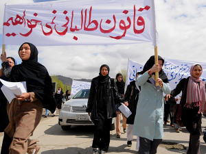 Des manifestantes à Kaboul Des manifestantes à Kaboul