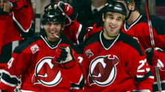 Brian Gionta et Scott Gomez avec les Devils Brian Gionta et Scott Gomez avec les Devils