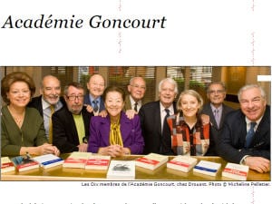 Les membres de l'Académie Goncourt Les membres de l'Académie Goncourt