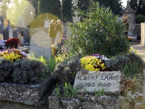 La tombe d'Albert Camus La tombe d'Albert Camus