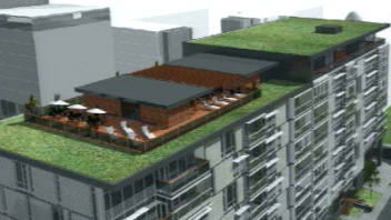 Maquette du projet Cité verte à Québec Maquette du projet Cité verte à Québec