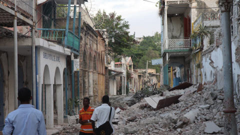 Le centre-ville de Jacmel Le centre-ville de Jacmel