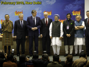 Quelques-uns des politiciens réunis à la Conférence de Delhi Quelques-uns des politiciens réunis à la Conférence de Delhi