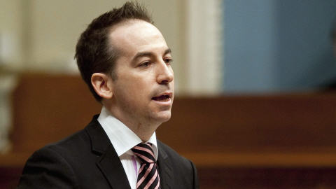 Le député péquiste Nicolas Girard, en Chambre. Le député péquiste Nicolas Girard, en Chambre.