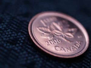 Une pièce de 1 cent Une pièce de 1 cent