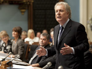 Le premier ministre Jean Charest Le premier ministre Jean Charest