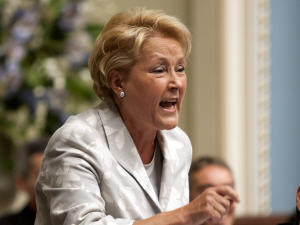 La chef du PQ, Pauline Marois La chef du PQ, Pauline Marois