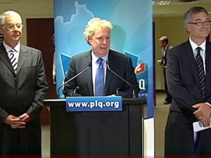 Jacques Dupuis, Jean Charest et Jean-Marc Fournier Jacques Dupuis, Jean Charest et Jean-Marc Fournier