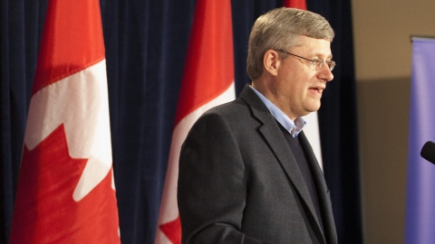 Le premier ministre canadien Stephen Harper Le premier ministre canadien Stephen Harper