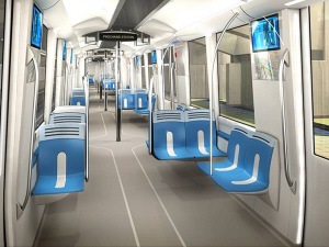 Voiture du métro de Montréal en février 2014. Voiture du métro de Montréal en février 2014.