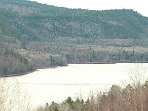 La rivière Saint-Maurice à La Tuque La rivière Saint-Maurice à La Tuque