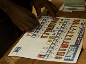 Bulletin de vote aux élections haïtiennes Bulletin de vote aux élections haïtiennes