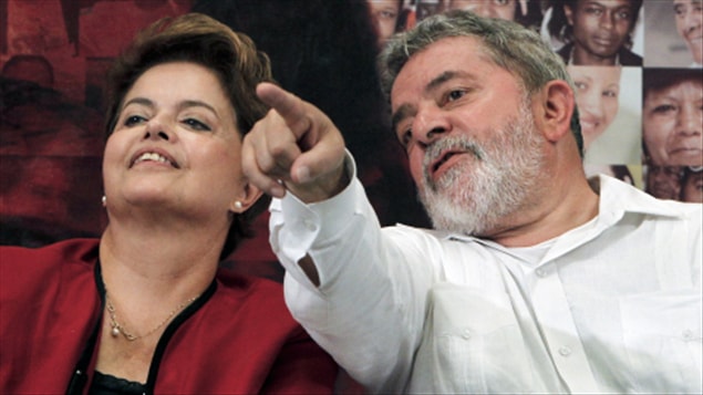 Dilma Rousseff et Luiz Inacio Lula da Silva Dilma Rousseff et Luiz Inacio Lula da Silva