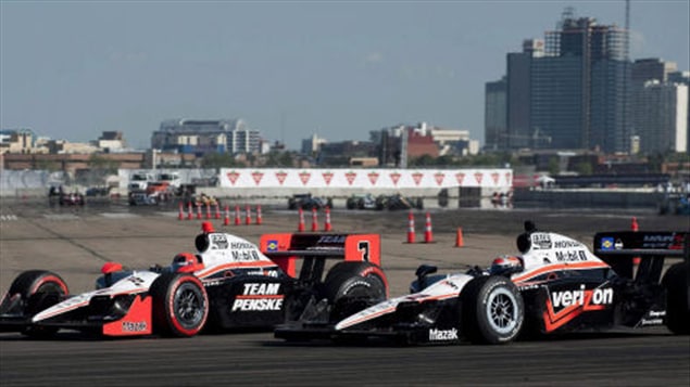 La course Indycar d'Edmonton en juillet 2010 La course Indycar d'Edmonton en juillet 2010