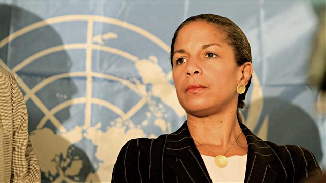 L'ambassadrice des États-Unis à l'ONU, Susan Rice, en octobre 2010 L'ambassadrice des États-Unis à l'ONU, Susan Rice, en octobre 2010