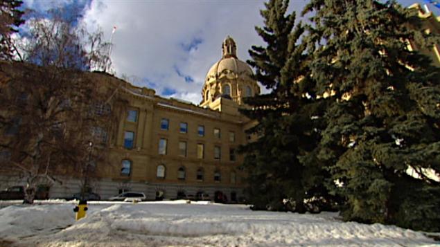 Le bâtiment de l'assemblée législative à Edmonton Le bâtiment de l'assemblée législative à Edmonton