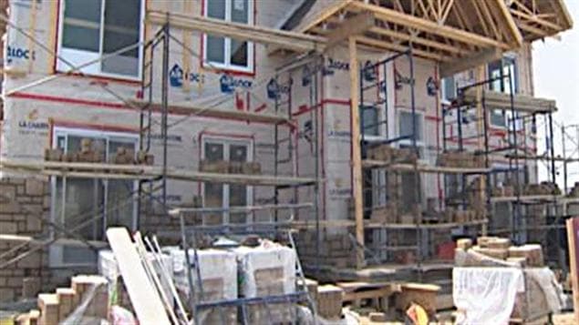 Une maison en construction (archives) Une maison en construction (archives)