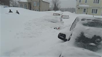 Tempête de neige à Sherbrooke Tempête de neige à Sherbrooke