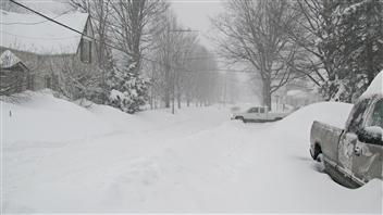 Tempête de neige à Sherbrooke Tempête de neige à Sherbrooke