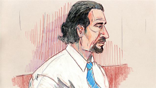 Le terroriste présumé Sayfildin Tahir Sharif au tribunal d'Edmonton (archives). Le terroriste présumé Sayfildin Tahir Sharif au tribunal d'Edmonton (archives).