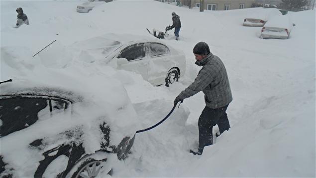 Tempête de neige à Sherbrooke Tempête de neige à Sherbrooke