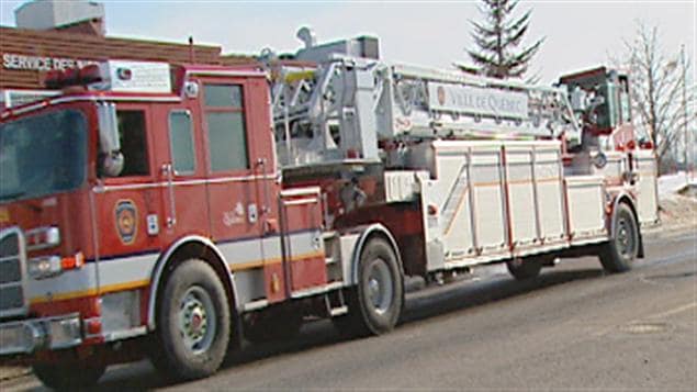 Le nouveau camion échelle timonier des pompiers de Québec Le nouveau camion échelle timonier des pompiers de Québec