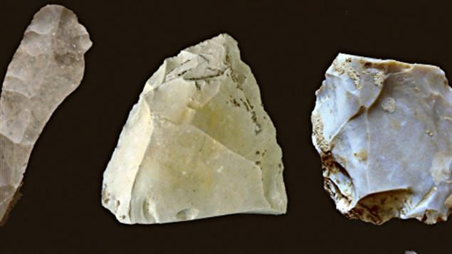Des débris retrouvés au Texas appartenant possiblement à une société pré-Clovis. Des débris retrouvés au Texas appartenant possiblement à une société pré-Clovis.