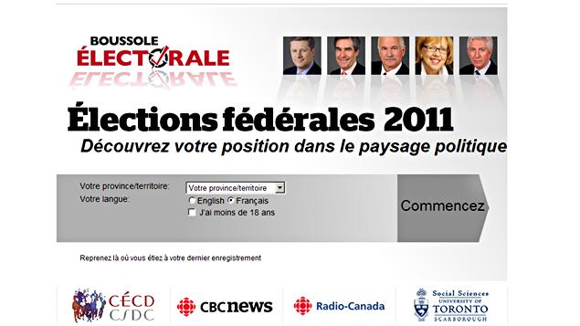 Boussole électorale, radio-canada.ca/elections Boussole électorale, radio-canada.ca/elections