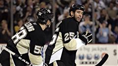 Maxime Talbot et Kristopher Letang Maxime Talbot et Kristopher Letang