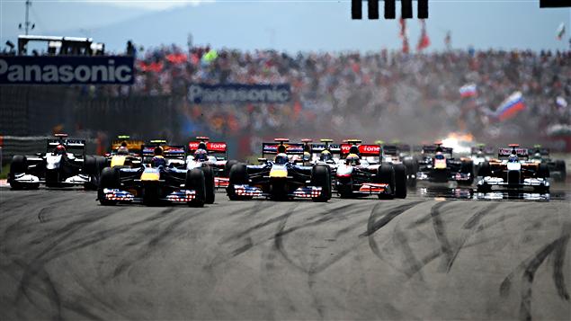 Le départ du GP de Turquie 2010 Le départ du GP de Turquie 2010