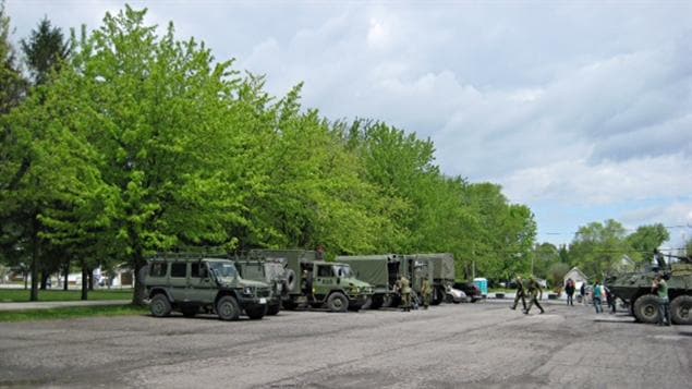 Militaires à Venise-en-Québec Militaires à Venise-en-Québec