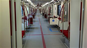 L'intérieur des nouveaux wagons. L'intérieur des nouveaux wagons.