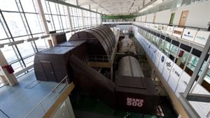 L'extérieur du faux vaisseau de l'expérience Mars 500 L'extérieur du faux vaisseau de l'expérience Mars 500
