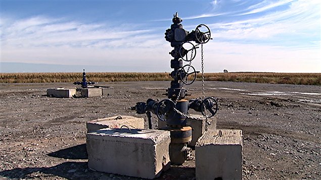 Puits de gaz de schiste Puits de gaz de schiste
