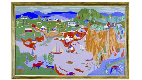 Peinture d'Alfred Pellan Peinture d'Alfred Pellan