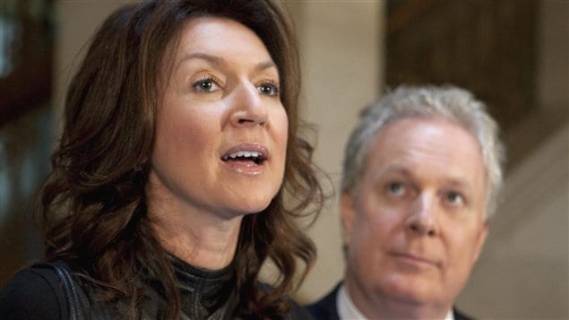 Nathalie Normandeau et le premier ministre du Québec, Jean Charest Nathalie Normandeau et le premier ministre du Québec, Jean Charest
