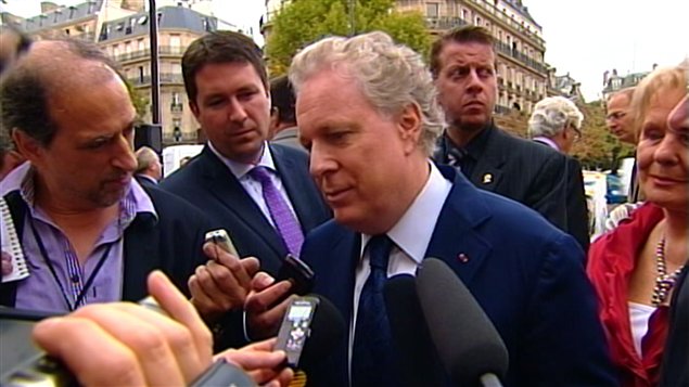 Le premier ministre Jean Charest Le premier ministre Jean Charest