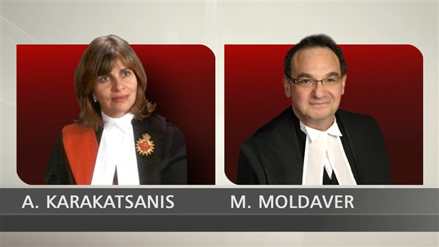 Les juges Andromache Karakatsanis et Michael J. Moldaver Les juges Andromache Karakatsanis et Michael J. Moldaver