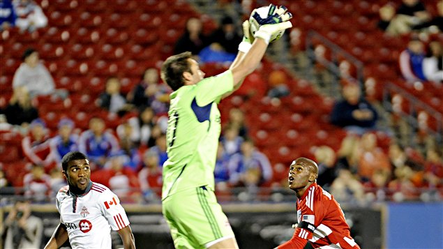 Le gardien du Toronto FC, Milos Kocic Le gardien du Toronto FC, Milos Kocic