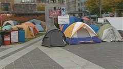 Les occupants ont déplacé leurs tentes. Les occupants ont déplacé leurs tentes.