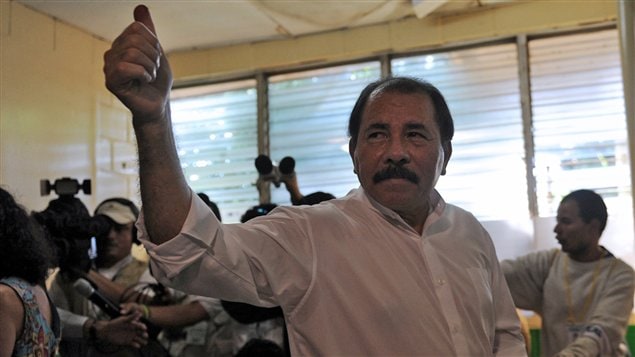 Daniel Ortega, los du vote, dimanche, à Managua Daniel Ortega, los du vote, dimanche, à Managua