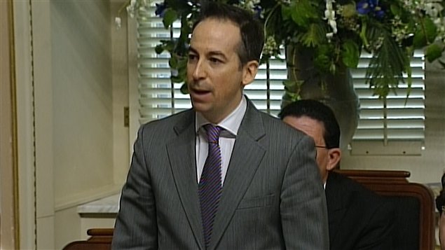 Le député péquiste Nicolas Girard Le député péquiste Nicolas Girard