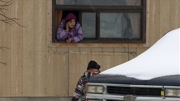 Des résidents d'Attawapiskat Des résidents d'Attawapiskat