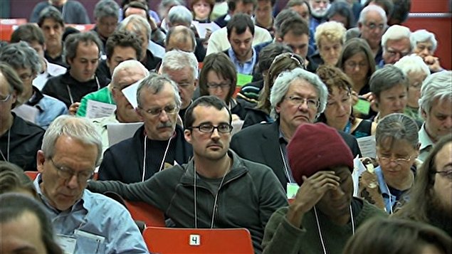 Le 7e congrès de Québec solidaire, à Montréal Le 7e congrès de Québec solidaire, à Montréal