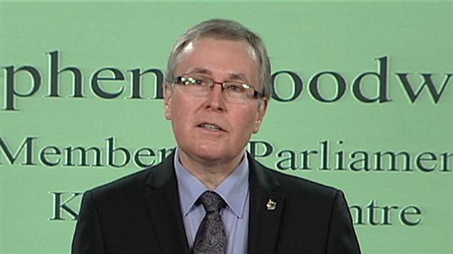 Stephen Woodworth, député conservateur de Kitchener-Centre Stephen Woodworth, député conservateur de Kitchener-Centre