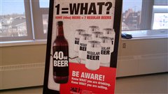 Une affiche explique les effets des bières les plus fortes Une affiche explique les effets des bières les plus fortes
