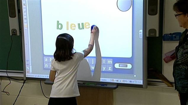 Un tableau blanc intelligent Un tableau blanc intelligent